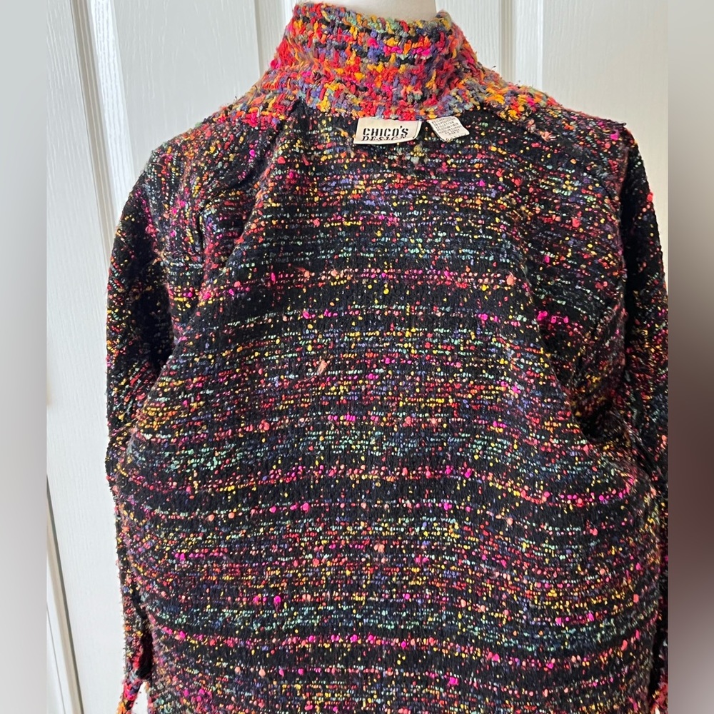 Chico’s Design multi color jacket - Picture 6 of 15